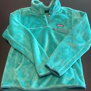 Patagonia Re-Tool Snap-T Pullover - Teal/Aqua - S